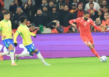 من مواجهة المنتخب التونسي والمنتخب البرازيلي
