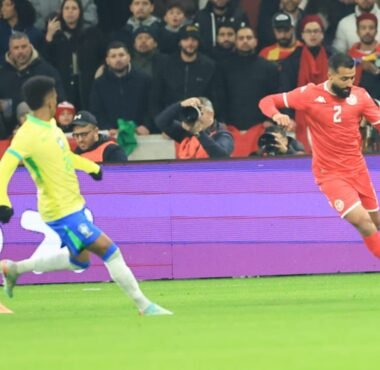 من مواجهة المنتخب التونسي والمنتخب البرازيلي